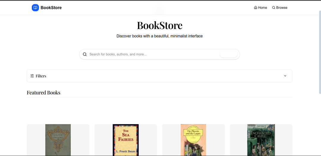 Literary Haven - Modern Bookstore Platform